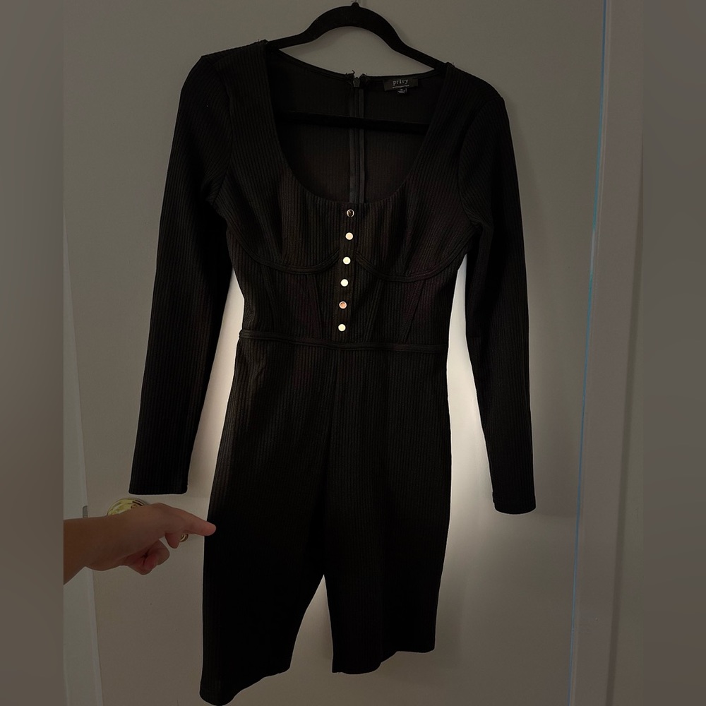 Skin-tight romper